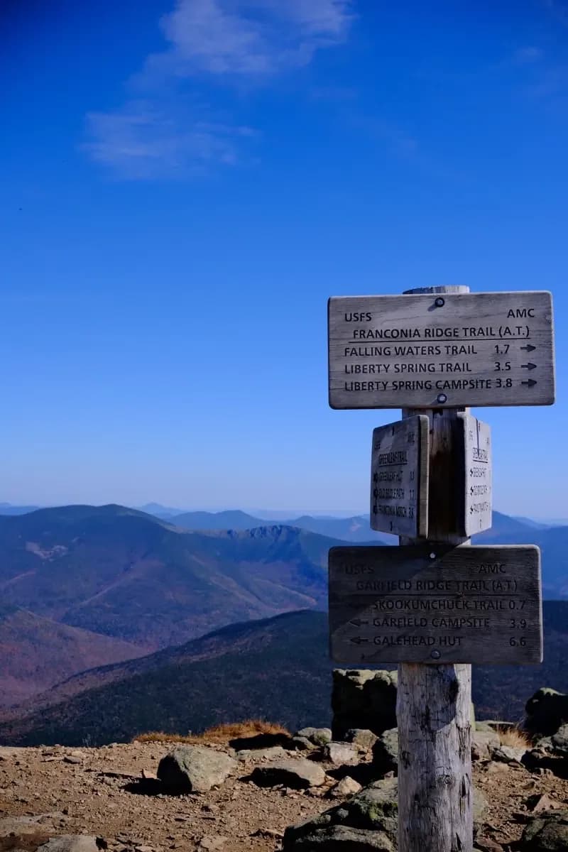 Summit of the Franconia Ridge Trail, New Hampshire